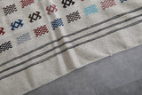 Amazing flatwoven moroccan berber rug