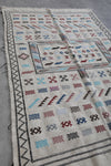 Amazing flatwoven moroccan berber rug