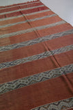 Moroccan Kilim Rug - 5 FT X 11.9 FT - Traditional Handmade Berber Design