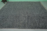 Grey Handmade Moroccan rug  8.3 ft x 10.2 ft