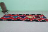 Azilal Colorful Hallway Moroccan Carpet - 3.2 FT X 9.4 FT | Vibrant Handwoven Rug