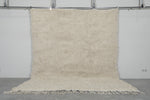 Large Moroccan beige Rug 7.8 x 9 ft - Handwoven Berber Style