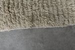 Large Moroccan beige Rug 7.8 x 9 ft - Handwoven Berber Style