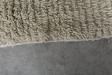 Large Moroccan beige Rug 7.8 x 9 ft - Handwoven Berber Style