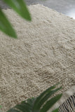 Large Moroccan beige Rug 7.8 x 9 ft - Handwoven Berber Style