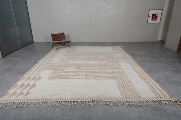 Handmade Moroccan wool rug - Custom modern patterns
