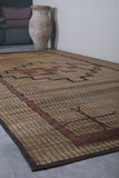 Vintage handmade tuareg rug 7.1 X 14.6 Feet