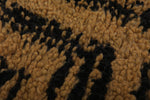 Geometric Moroccan Wool Rug - Earth Tones with Tribal Pattern | 7.1 x 7.9 ft