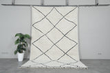 Large Moroccan Beni Ourain Rug 6.6 x 10.5 ft - Handwoven Wool Carpet