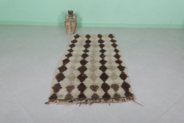 Handmade Berber Moroccan Rug | 3.1 FT X 6.3 FT