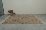 Handcrafted Brown Trellis Rug – Custom Moroccan Rug