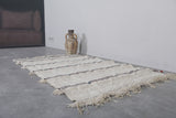 Amazing flatwoven Berber Moroccan rug -  3.5 FT X 5.7 FT