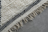 Large Moroccan Beni Ourain Rug 6.6 x 10.5 ft - Handwoven Wool Carpet