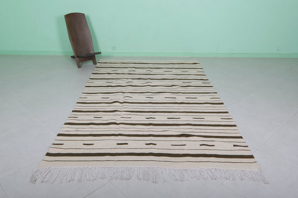 Moroccan rug 5.8 FT x 9.1 FT – Handwoven berber wool carpet