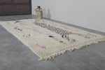 Vintage Handmade Berber Moroccan Rug | 4.6 FT X 8.2 FT