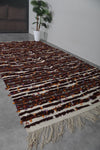 Long Moroccan Rug - 5.4 FT X 10 FT - Handwoven Tribal Design