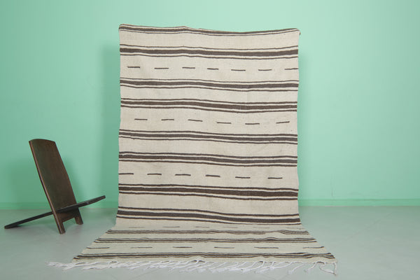 Moroccan Rug 5.5 FT x 9.1 FT – Handwoven Berber Wool Carpet