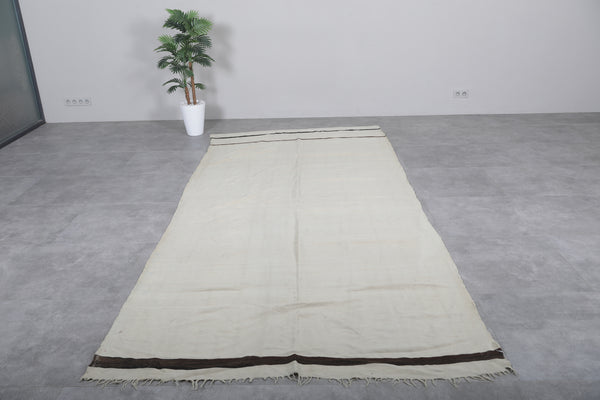 Runner handwoven berber Moroccan rug - 5.5 FT X 11.8 FT