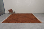 Handmade Brown Moroccan Rug - Custom Wool Design