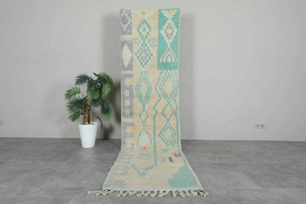 Runner Moroccan rug 2.5 x 9.9 feet