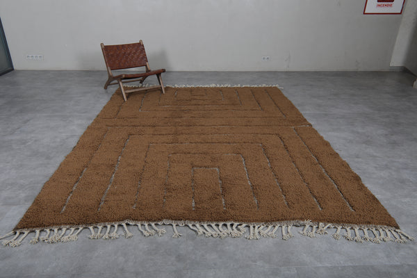 Custom Moroccan rug with geometric patterns - Handcrafted
