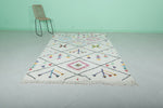 Colorful Moroccan Rug - 5.4 x 8.5 Ft, Vibrant Geometric Pattern