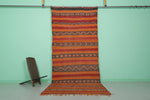 Handmade Berber Carpet - 4.9 X 11.4 Feet | Moroccan Tribal Rug