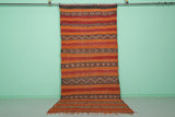 Handmade Berber Carpet - 4.9 X 11.4 Feet | Moroccan Tribal Rug