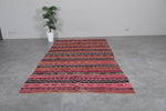 Handmade Moroccan Rug - 5.7 FT X 10.5 FT - Bold Striped Design