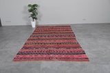 Handmade Moroccan Rug - 5.7 FT X 10.5 FT - Bold Striped Design