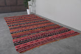 Handmade Moroccan Rug - 5.7 FT X 10.5 FT - Bold Striped Design