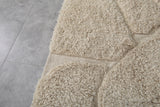 Hand-Knotted Moroccan Wool Rug - Custom Modern Design