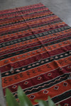 Handmade Moroccan Rug - 5.7 FT X 10.5 FT - Bold Striped Design