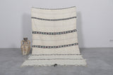 Small flatwoven Moroccan berber rug - 4.1 FT X 7 FT