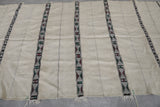 Small flatwoven Moroccan berber rug - 4.1 FT X 7 FT