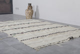 Small flatwoven Moroccan berber rug - 4.1 FT X 7 FT