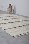 Small flatwoven Moroccan berber rug - 4.1 FT X 7 FT