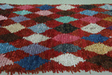 Colorful Berber Moroccan Carpet - 4.6 FT X 8.6 FT | Handcrafted Tribal Decor