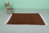 Moroccan Beni Ourain Rug – 3.2 x 5.1 ft | Warm Terracotta Tone