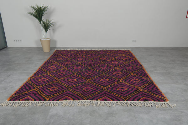 All wool patterned Moroccan rug – Vibrant custom design