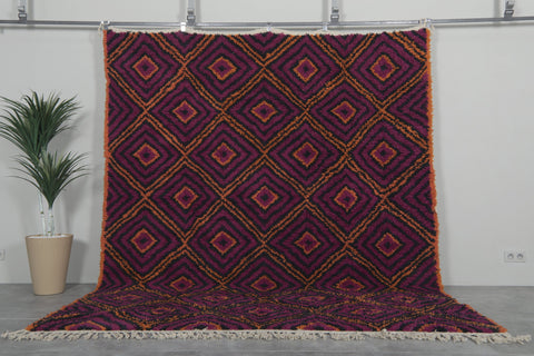 All wool Patterned Custom Moroccan Rug