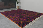 All Wool Patterned Moroccan Rug – Vibrant Custom Design