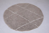 Custom Moroccan Round Rug - Handwoven Artisan Carpet