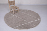 Custom Moroccan Round Rug - Handwoven Artisan Carpet