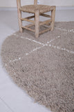 Custom Moroccan Round Rug - Handwoven Artisan Carpet