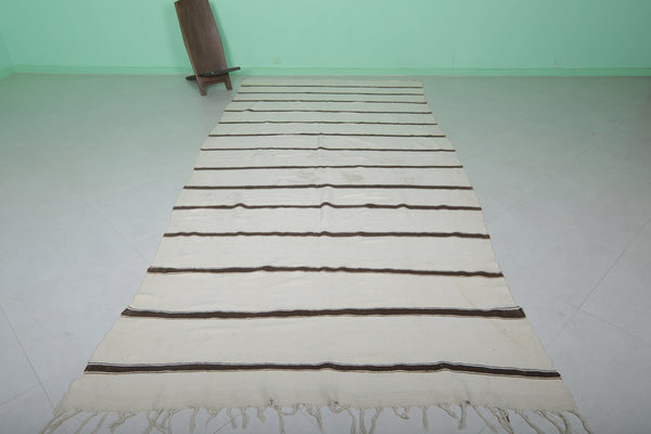 Vintage Moroccan Handwoven Kilim – 6 FT x 12.9 FT | Traditional Wool Rug