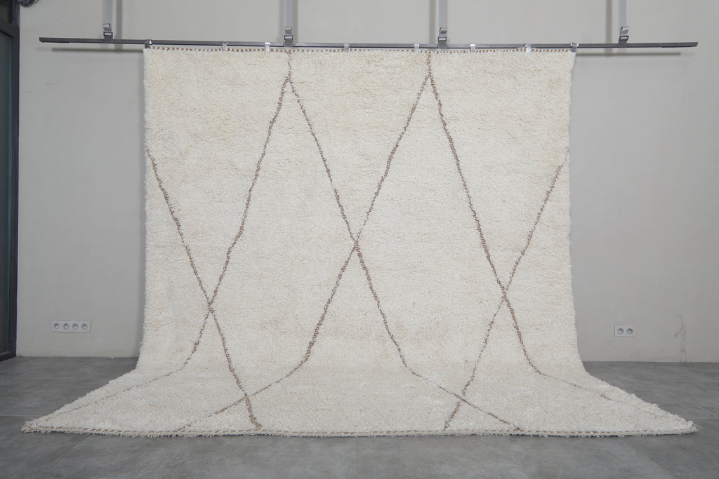 Beni ourain Moroccan rug - Handwoven wool rug - Beautiful custom rug