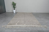 Grey wool Custom size trellis Moroccan rug