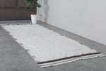Long Hallway Berber Moroccan Rug - 4.1 FT X 11.2 FT | Handmade Artisan Carpet