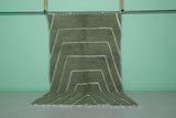 Green Moroccan rug 6.1 ft x 10.2 ft